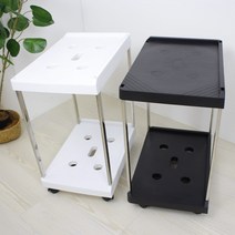 컴퓨터받침대 본체선반 거치대 다이 PC 데스크탑 트레이 이동식 홀더 보관함, 본체받침대 블랙