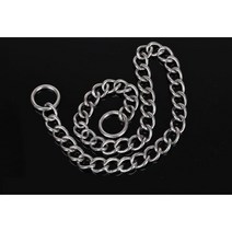 훈련용목줄 초크체인 대형견목줄 허스키 개목줄, 3.8MM 65CM