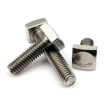 특수볼트2pcs M6 M8 길이 = 8-80mm GB35 304 A2-70 스테인리스 편평한 사각 모양, 02 2pcs M8_07 20mm
