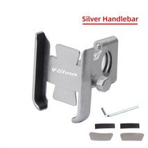 SUZUKI VSTROM DL 250 650 1000 V-Strom 650/XT 1000/XT 오토바이 액세서리 핸들 바 GPS 스탠드 브라켓 용, 01 Silver Handlebar
