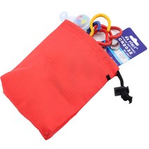 2시전당일발송 캠핑파우치 수납 스토퍼 스트링가드 카라비너 데크팩 다용도 파우치