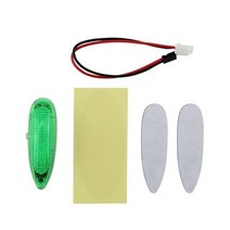 RC 드론 LED 점멸등 자전거용 무선 조명 고정익 비행기 헬리콥터 충전 케이블 포함, 1개 green