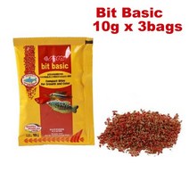 Sera Fish food 종류의 미니 아기 물고기 새우 cichild discus betta guppy botton 메기, [01] M, [15] Bit Basic 10gx3
