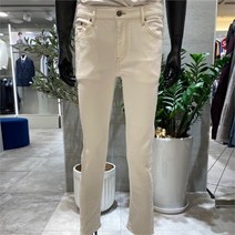 지이크파렌하이트 지이크F SH04 22SS 화이트 슬림핏 데님 팬츠 FEF4352
