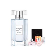 [코익퍼퓸] 랑방 블루 오키드 EDT 50ML 세트(+미니 2종+샘플 3종)+쇼핑백증정, 단일속성