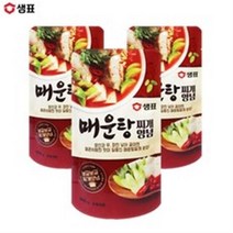 예이니식품 샘표 매운탕 찌개 양념 3개(140gx3개) 여행캠핑간편요리소스조림, 15개, 140g