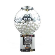 캡슐 뽑기 문구점 경품 미니 파티 캔디 자판기 소품, 실버볼100개