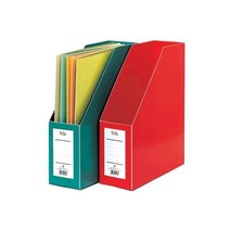 문서보관상자 화일박스 (적색/A4 마닐라 F190-7/책꽂이형/파일)