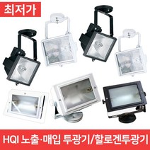 HQI투광기 할로겐투광기 노출투광기 매입투광기 화이트 블랙, HQI 매입 (화이트)