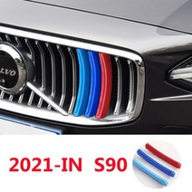 3 pcs 자동차 M 3 스웨덴 색 전면 그릴 볼보 S60L S90L XC40 XC60 XC90 XC70 V90 CC S90 S60 S40 V60 액세서리, M21-IN S90L