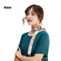 멜로우 고급 쁘띠 리본 스카프 1개