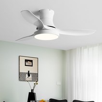 천장실링팬 타프팬 천정선풍기 실링펜 106 122cm, (화이트106cm+3색조명+리모컨)