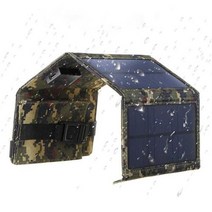 태양광패널 태양광발전 태양열발전기 Waterproof Folding Solar Cell Charger 5V USB Output Devices Outdoor Panels Bags, 스페인 +5V Camouflage