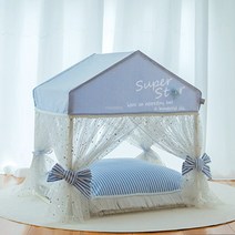 반려동물 실내 집 텐트 고양이 작은 개 사계절 이동식 및 세척 가능, 15G