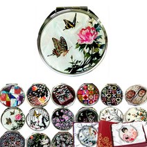 (주)파앤카코리아 고급 자개 손거울-(소) 손거울, 1개, 담화나비