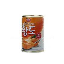 동원 황도 슬라이스 복숭아 통조림, 350g, 6개