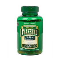 Holland & Barrett 홀랜드앤바렛 오가닉 아마씨유 2000mg 120정, 1000mg