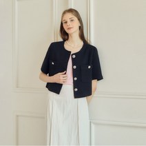 JJ지고트 하프 슬리브 크롭 재킷 GN4P0JK42