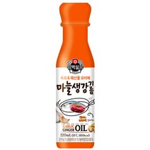 CJ 요리기름 파기름 마늘생강기름 액상버터, CJ백설 만능요리마늘생강기름220g
