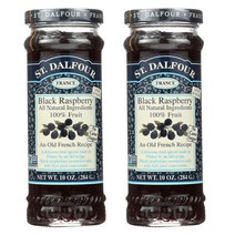 샹달프 디럭스 스프레드 블랙 라즈베리, 블랙 라즈베리(Black Raspberry), 284g, 2개