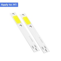 호환 자동차 부품 부속품 LSlight LED COB 칩 12V 자동차 헤드 라이트 전구 H1 9004 광원 흰색 C6 교체용, 한개옵션1, 01 H1