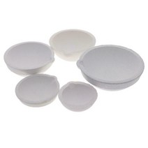 고온 석영 실리카 용융 도가니 접시 그릇 냄비 주조 금은 금속 보석 주조 용기, 90mm 750g