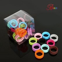 리케이 애견 미용 가위 손잡이 실리콘 링, 핫핑크