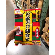 나카타니엔 오차츠케 3가지맛 대용량 50봉 287g, 단품