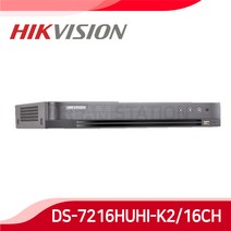 하이크비전 DS-7216HUHI-K2 8MP 8백만화소 16채널 올인원 DVR CCTV 녹화기, 6TB