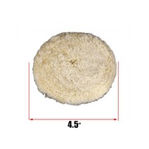 컴파운드 양모 연마 패드 버핑 자동차 디스크 5/6/7 인치 스레드 폴리 셔 휠 라이트 청소 도구, 04 4.5 inches_01 울 휠