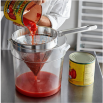 호텔 업소용 키친 주방 쉐프 타공 차이나캡 랑킹고시 퓨레 거친망 여과기 채망 [AMC] 아메리칸메탈크래프트 거친망 차이나캡 2종 / CC-C 시리즈, 12인치 거친망