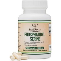 더블우드 포스파티딜세린 Double Wood PhosphatidylSerine 300mg 120캡슐