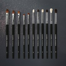 코디피아 프로페셔널 아이메이크업 브러쉬 모음, 1개, 18. 포인트 섀도우브러쉬