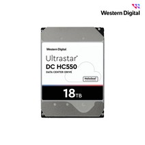 WD ULTRASTAR 18TB DC HC550 HDD 5년 보증 (SAS/7200RPM/512MB)