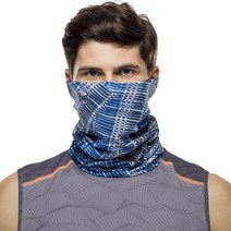 [사은품 증정] BUFF 쿨넷 UV+자외선차단 버프 얼굴 햇빛가리개 여름넥워머 쿨목토시 아이스스카프, #02 버프쿨넷 UV+ 블루베이(소형마스크1패키지)