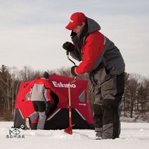 아이스 오거 드릴 겨울 얼음 빙어 낚시 천공기 수동 얼음뚫는 기계, 6인치 (지름 15cm)