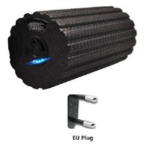 폼블러 진동폼롤러 피트니스 스트레칭 필라테스 글라스톤 밸런스운동기구 요가, Black EU plug