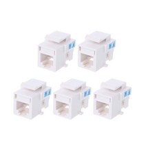 5pcs 도구 프리 전화 모듈 RJ11 네트워크 CAT3 음성 금도기도 키스톤 통신 음성 잭