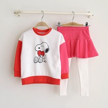 핑키핑크 여아용 스누피치렝스세트