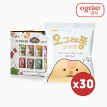 선물박스 오그래퐁 라이트 30g 30팩 귀리 시리얼 간식, [선물박스] 오그래퐁 라이트(30g) x 30팩
