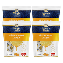 마누카헬스 뉴질랜드 마누카 허니 MGO 400+ 비타민 C 내추럴 레몬 로젠지, 58개입, 4개