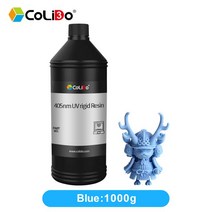 CoLiDo 405nm 자외선 인성 레진 LCD 3D 프린팅용 재료 1000g 3D 프린터레진 급속 경화 표준 3D 프린터용, 02 Blue