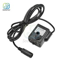 울트라 조용한 DC 5V 12V 200L/H 3W 잠수정 워터 펌프 솔라 브러시리스 모터 수족관 분수 용 풀, 01 DC 12V