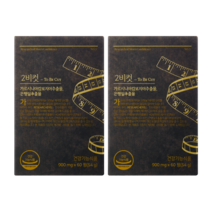 2BCUT 투비컷 2비컷 체지방감소 체중감소 가르시니아 혈행개선 은행잎추출물 10종 한방원료 밀크씨슬, 60정, 2개