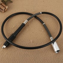 Dophee Dremel 액세서리 19x2mm 유연한 샤프트 플렉스 샤프트 그라인더 도구 연마 샌딩 로타리 도구 1 개, 한개옵션0