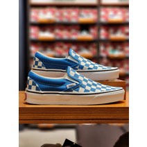 [반스] Ua 클래식 슬립-온 컬러 띠어리 메디터레이니언 블루 VN0A5JMHVD3 남녀공용스니커즈