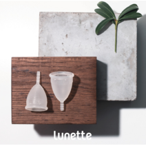 Lunette 루네뜨 루넷컵 월경컵 골든컵 단품 투명 [small or large], SMALL