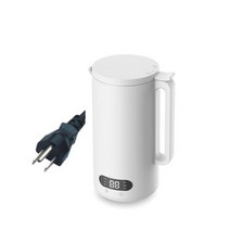 콩가는기계 두유기계 두유기 미니두유제조기휴대용 미니 밀크 쉐이크 두유 메이커 500ML 믹서기 스무디, 02 White 350ML_04 AU_01 110V