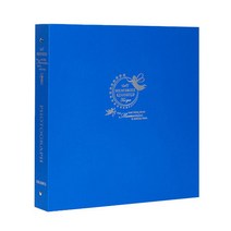 [이콘앨범] 바인더 6가지 컬러 백지포켓 흑지접착 백지접착 사진 포토, 02.솔리드-블루, a.백지접착50매