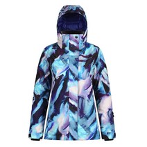 IMPHUT 여성용 스키 재킷 스노우보드 재킷 따뜻한 겨울 방수 등산 후드 스노.. 정품보장, Small, Blue